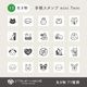 手帳スタンプmini 7mm｜13 生き物 71種類