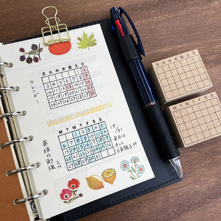 カレンダー 日曜はじまり M（b-154）