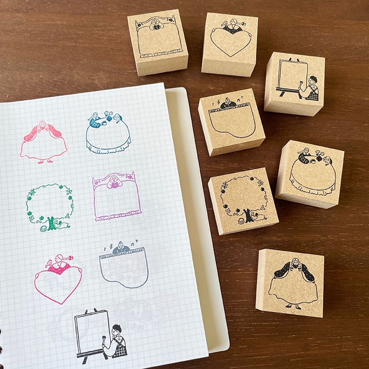 マールちゃん フレームスタンプS ハート | モチーフで探す,マール