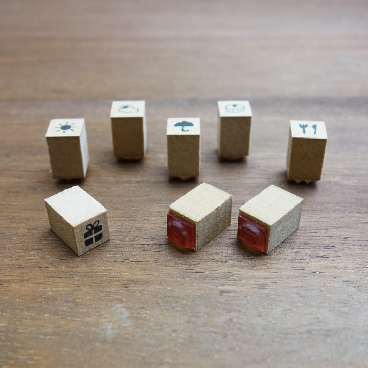 手帳スタンプmini 7mm｜19 暦とうらない 36種類