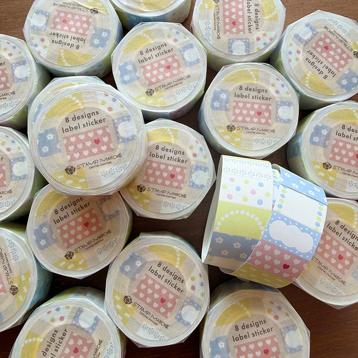 ラベラーシール Dot Dot Dot! 03 花咲くころに 8柄 | その他文具
