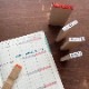 【オーダー制】一行ゴム印 4号 文字サイズ 約4.5×4.5mm