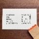 【オーダー制】一行ゴム印 4号 文字サイズ 約4.5×4.5mm