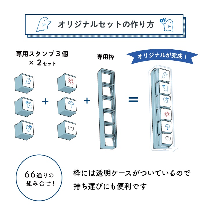 ポチッとPick!(ポチッとピック) 専用枠 ケース付き こどものかお