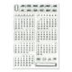 クリアスタンプ MINI CALENDAR こどものかお