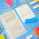 クリアスタンプ MINI CALENDAR こどものかお