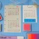 クリアスタンプ MINI CALENDAR こどものかお