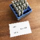 シャチハタ 柄付ゴム印 連結式 数字 3号 ゴシック体