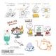 スヌーピー クリアスタンプシート COFFEE HOUSE 004 こどものかお