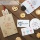 スヌーピー クリアスタンプシート COFFEE HOUSE 004 こどものかお