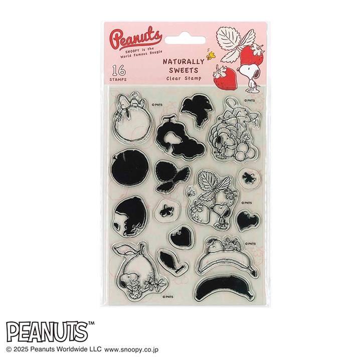 スヌーピー クリアスタンプシート NATURALLY SWEETS 005 こどものかお