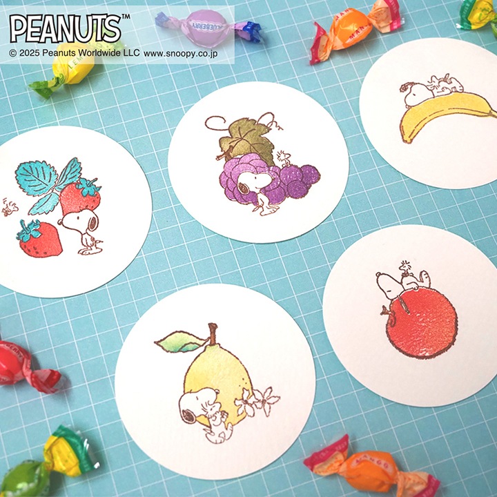 スヌーピー クリアスタンプシート NATURALLY SWEETS 005 こどものかお