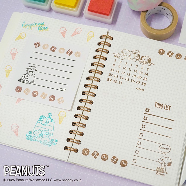 スヌーピー クリアスタンプシート SNOOPY AND BROTHERS 006 こどものかお
