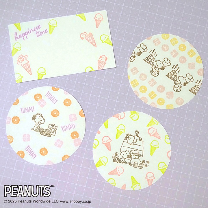 スヌーピー クリアスタンプシート SNOOPY AND BROTHERS 006 こどものかお