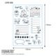スヌーピー クリアスタンプシート SNOOPY AND BROTHERS 006 こどものかお