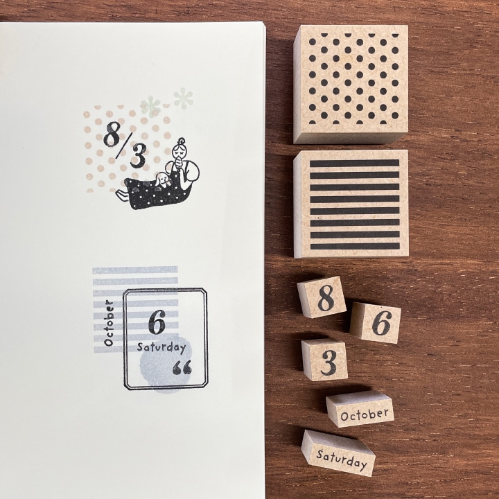 あしらいスタンプ 5個セット（b-259）