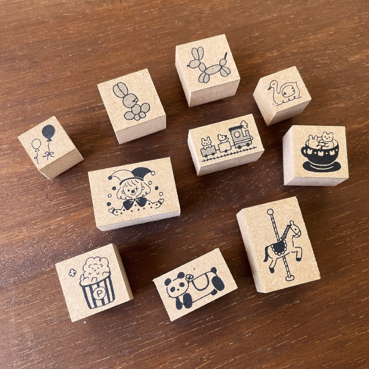 TEDE 単品スタンプ｜アニマル遊園地 | メーカー・作家で探す,TEDE