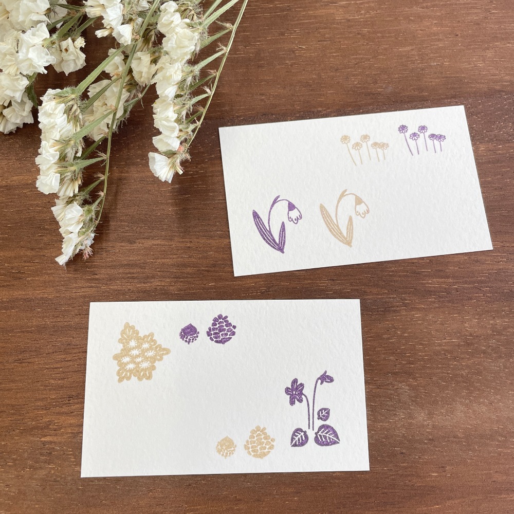 ナカノエミさん監修 クリエイターズスタンプボックス（Winter flower