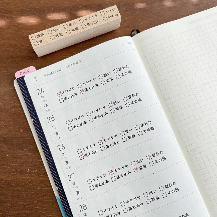 チェックリスト 8項目・気持ち（b-310）