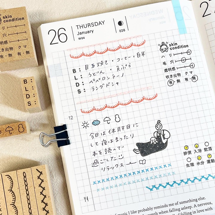 スキンケアの記録（b-313）