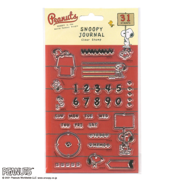 スヌーピー クリアスタンプシート 001 こどものかお | メーカー・作家