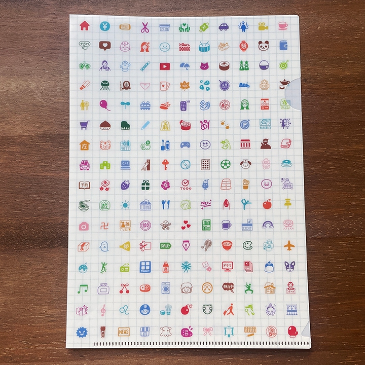 ミニスタンプカタログ＆クリアファイルセット
