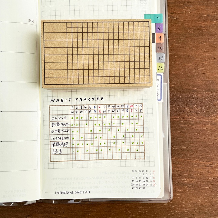 ハビットトラッカー 16日分（b-263）