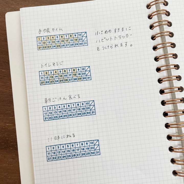 ハビットトラッカー・3行型（b-317）