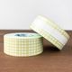 ラベラーシール ギンガムチェック ダスティーイエロー
