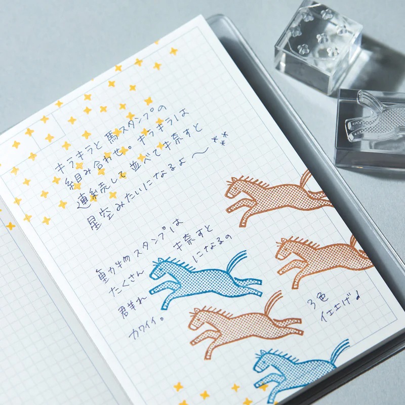 透明スタンプ 氷印 小サイズ ウマ HITOTOKI