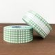 ラベラーシール ギンガムチェック ダスティーグリーン