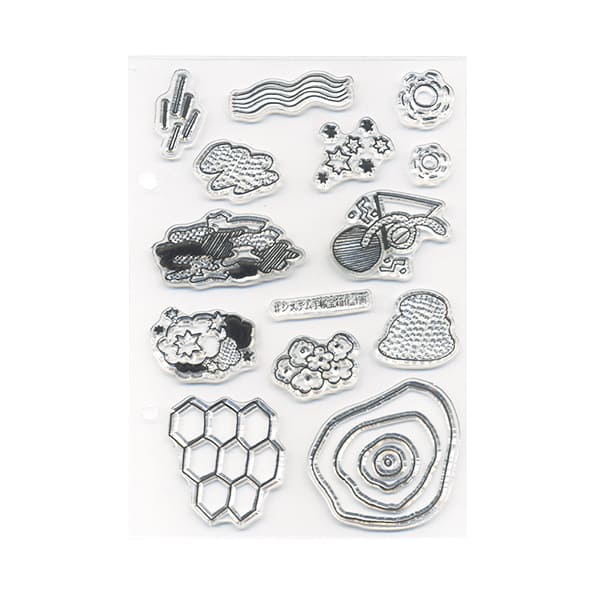 たけちよ クリアスタンプ 001 こどものかお