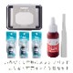 シャチハタ いろづくり 無地のスタンプパッド+よりどり補充インキ3個