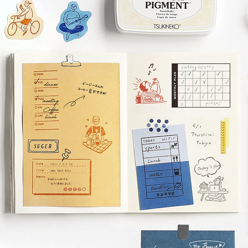 クリアスタンプ 記録・マンスリー BGM | メーカー・作家で探す,BGM