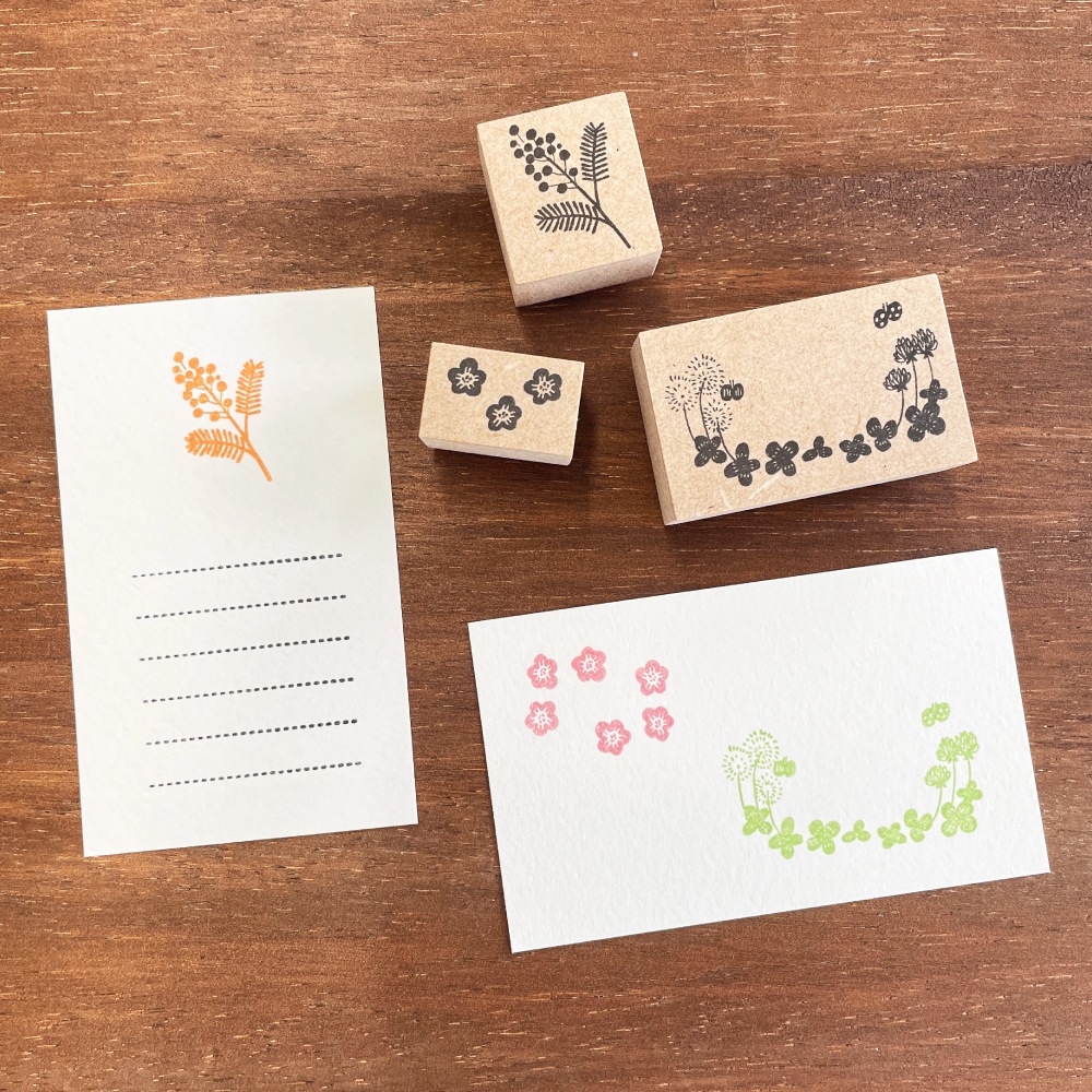ナカノエミさん監修 イラストスタンプ クローバー | メーカー・作家で