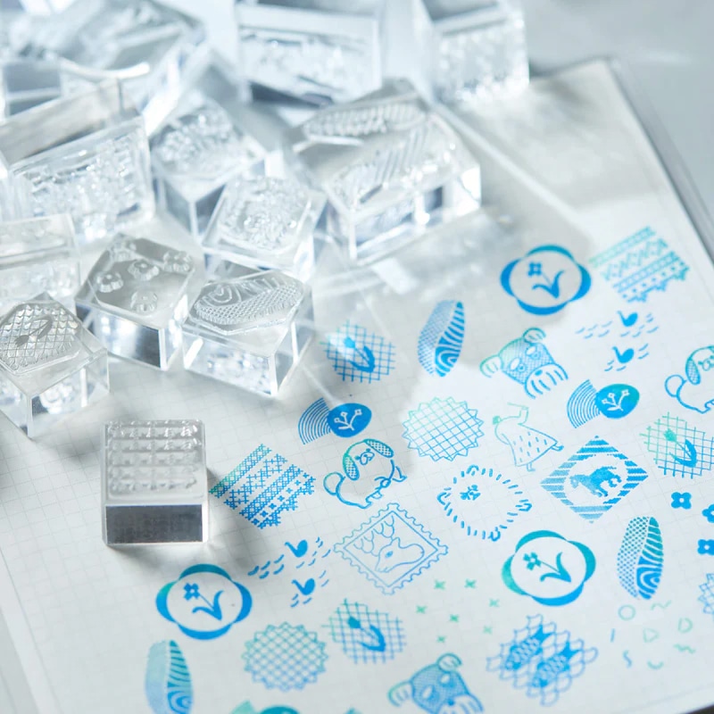 透明スタンプ 氷印 大サイズ ワ二 HITOTOKI