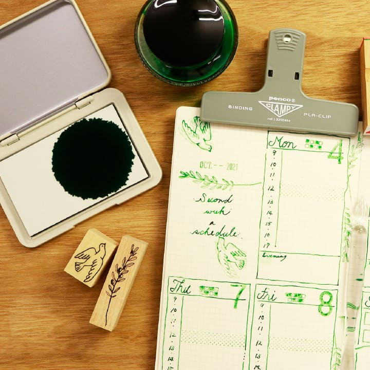 文具　まとめて　万年筆・インク・スタンプ・ペンケースセット サンビー INK BIYORI(いんくびより) 交換パッド 万年筆インクの副業