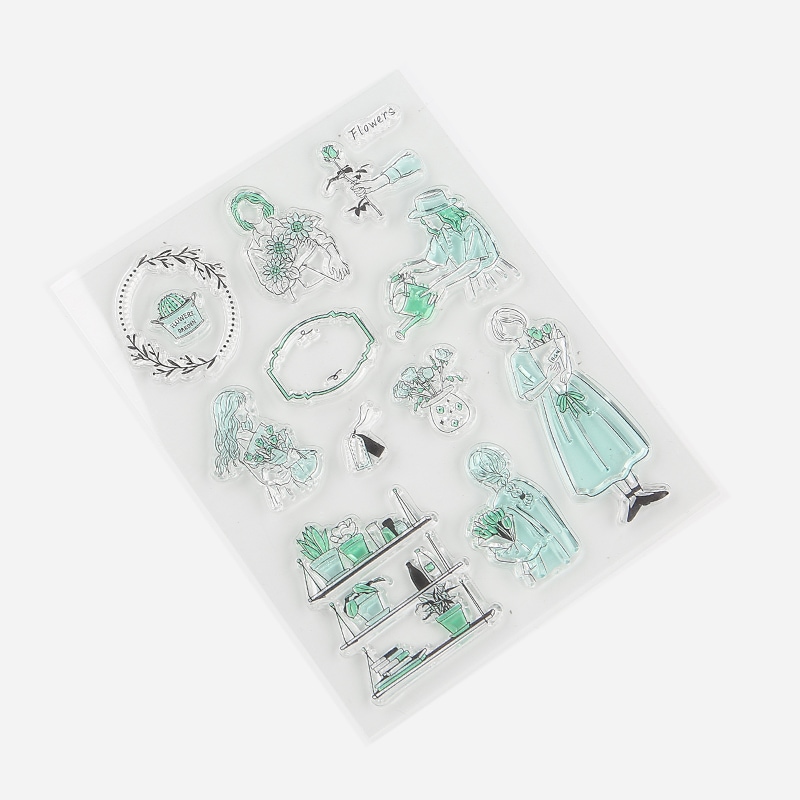 クリアスタンプ 休日の過ごし方・園芸 BGM