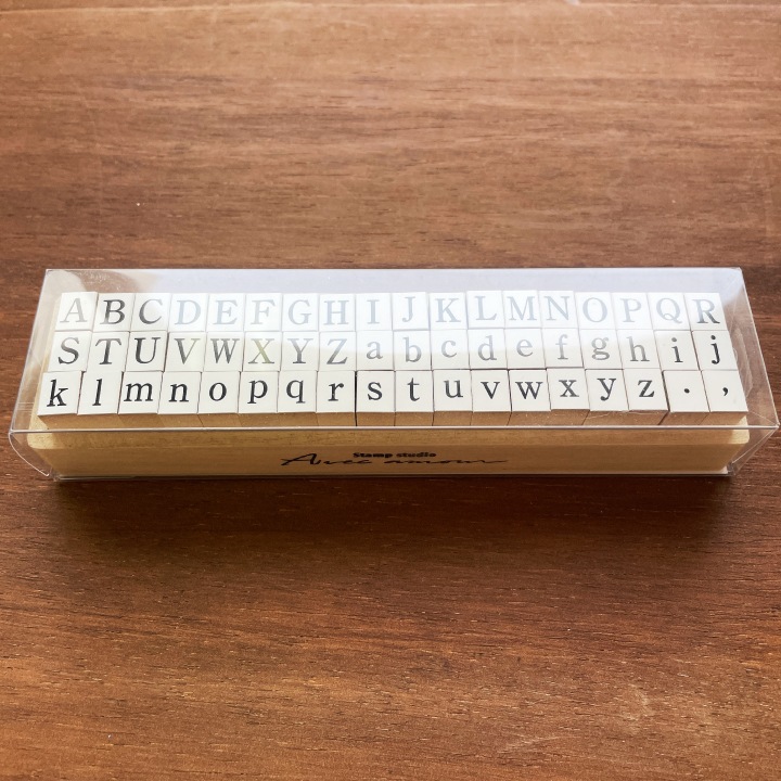 アルファベット大文字・小文字セット 明朝体 K10-04