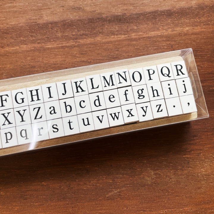 アルファベット大文字・小文字セット 明朝体 K10-04