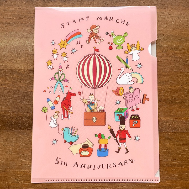 【数量限定】5周年記念 A5 クリアファイル StampMarch