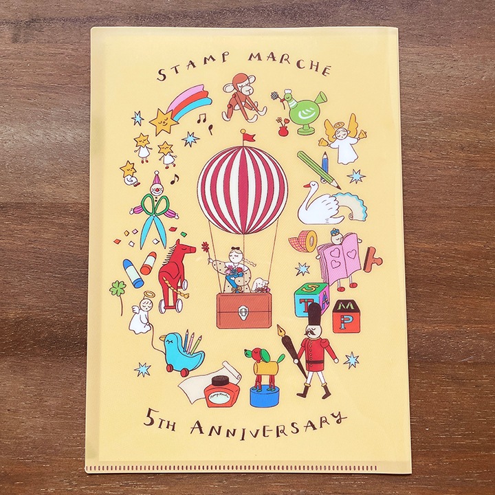 【数量限定】5周年記念 A5 クリアファイル StampMarch