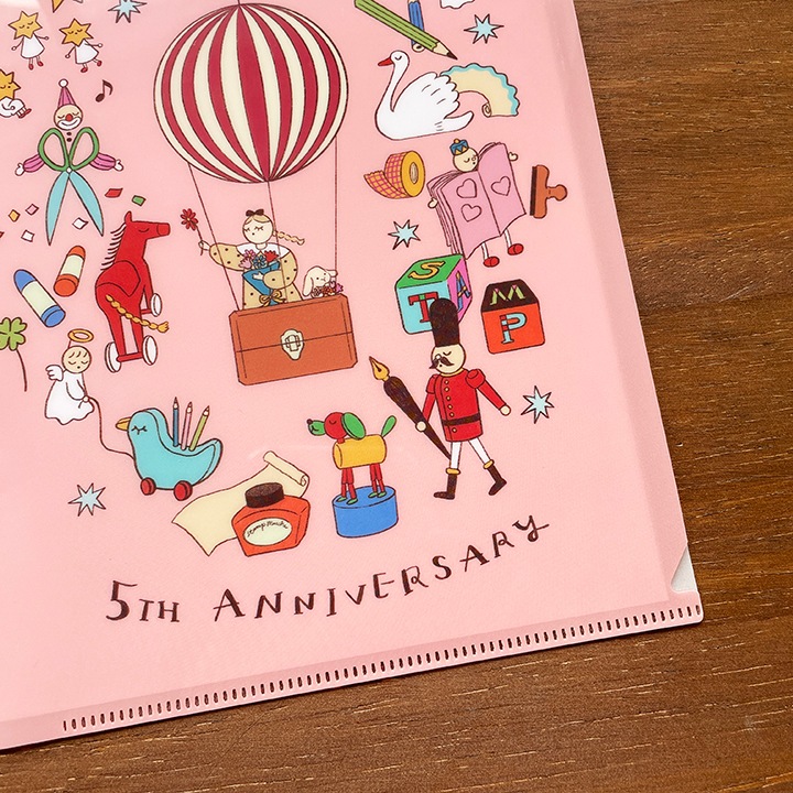 【数量限定】5周年記念 A5 クリアファイル StampMarch