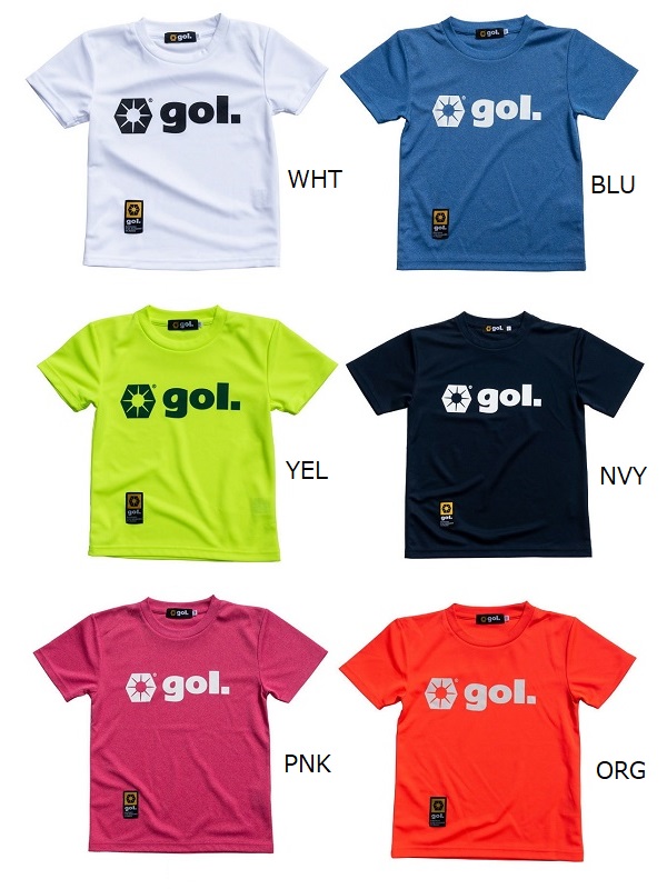 Jr.ドライシャツ1.0・gol.(ゴル）G975-224/ジュニア用プラシャツ