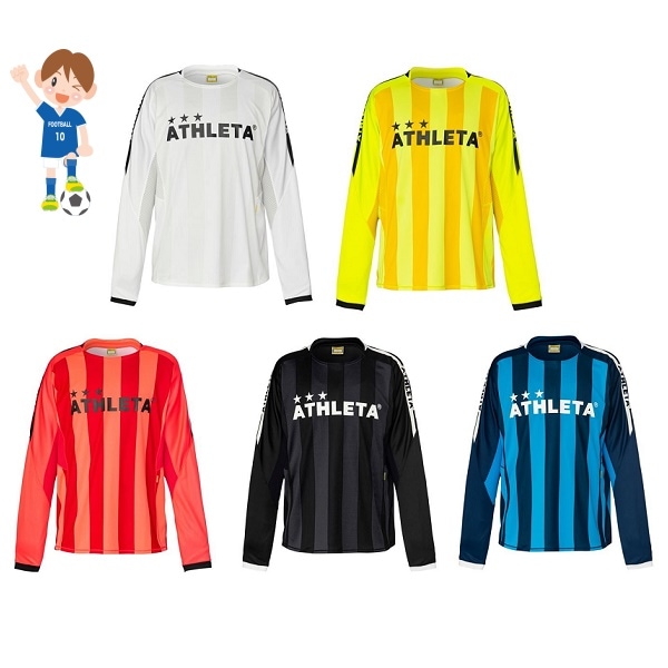 カラープラクティスシャツ（長袖）・ATHLETA(アスレタ）02336Jの