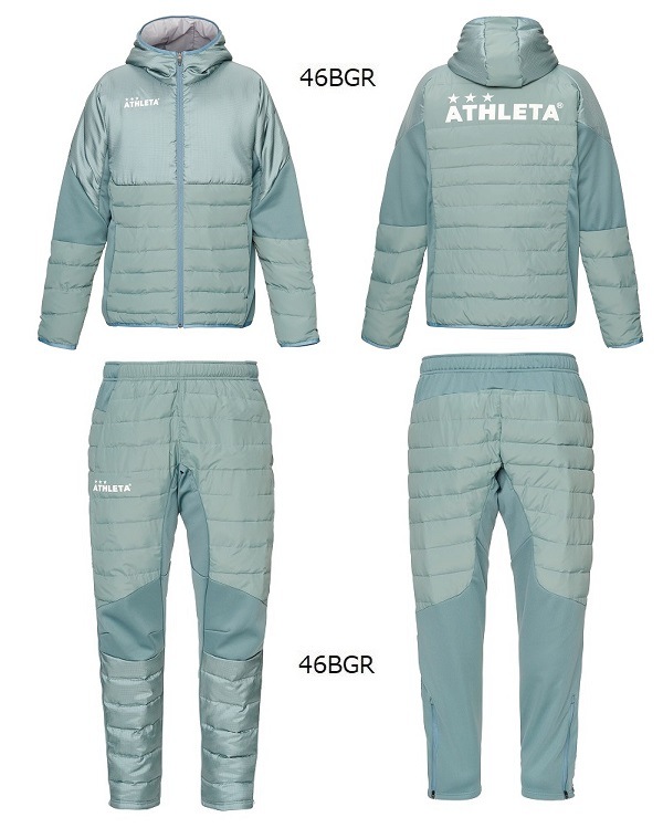 中綿ウォームジャケットパンツ上下セット・ATHLETA(アスレタ）04165