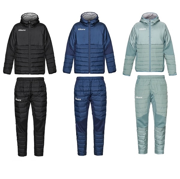 中綿ウォームジャケットパンツ上下セット・ATHLETA(アスレタ）04165