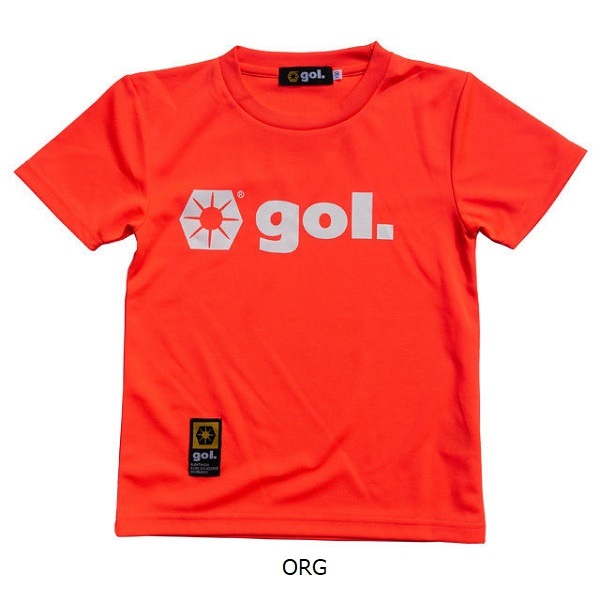 140cm ゴルgol. ジュニアプラシャツプラパン　チャコールブラック Jr.プラクティスシャツ 2.0（G675-166） | gol. ONLINE STORE