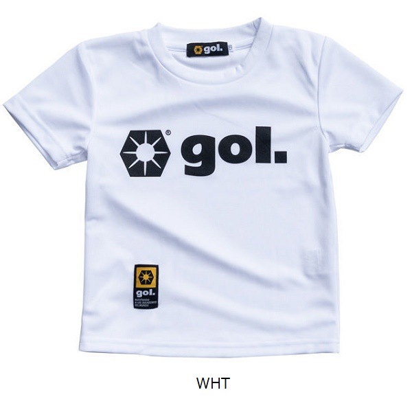 150cm ゴルgol. ジュニアプラシャツプラパン ホワイト Jr.ドライシャツ1.0・gol.(ゴル)G975-224/ジュニア用プラシャツ