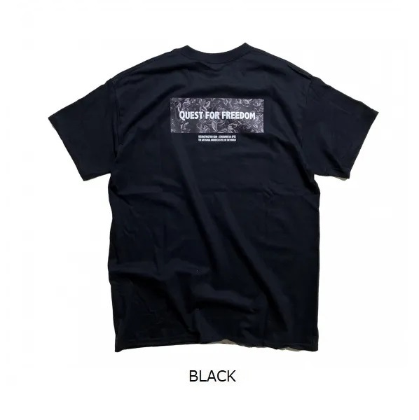 COTTON T-SHIRT ��QUEST FOR FREEDOM�� ��CALDEIRA(�����ǥ�)15CR705